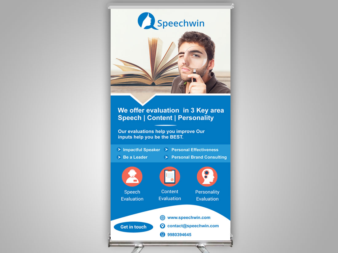 Roll up Standtee Banner Design in Chennai, Roll up Standtee Banner Printing in Chennai
